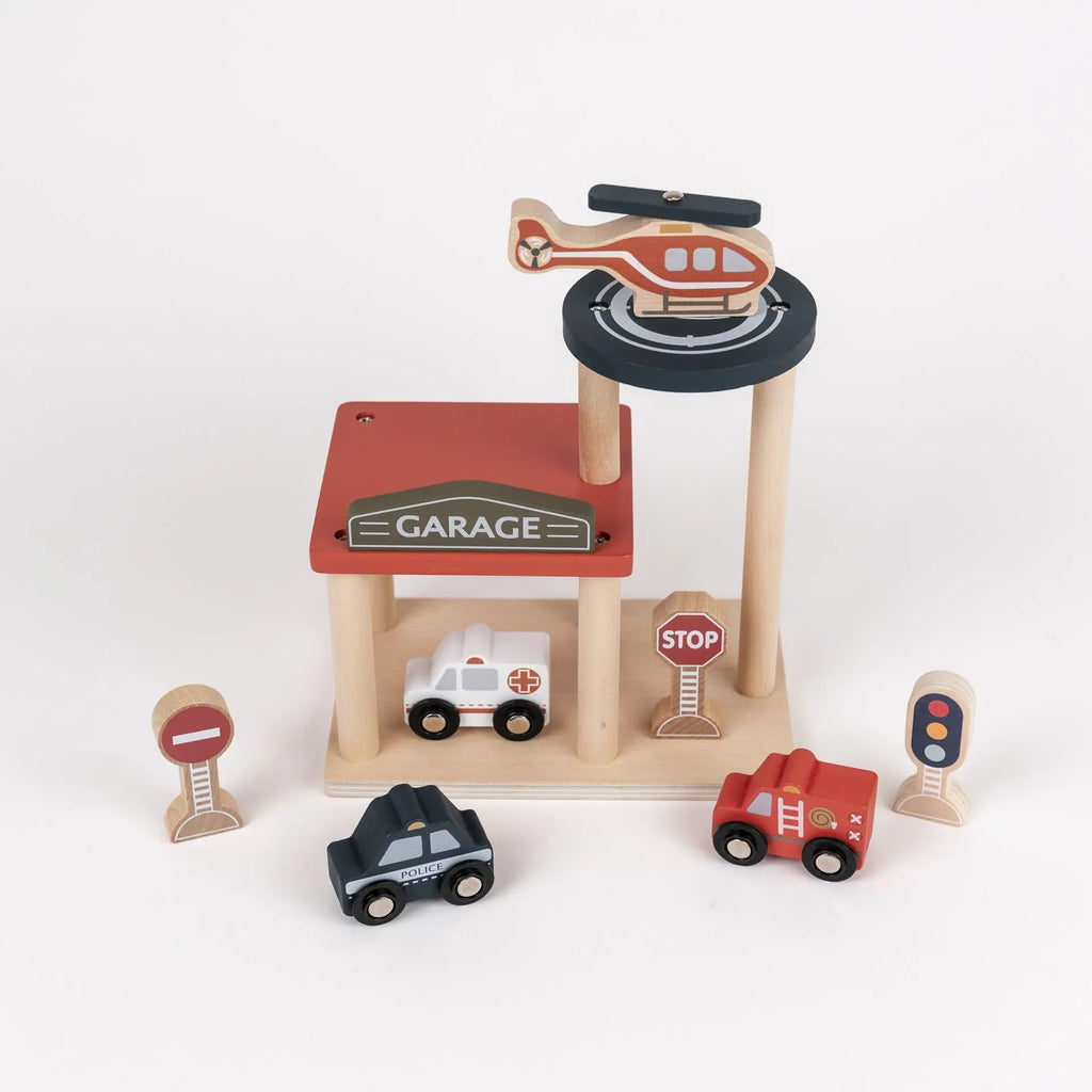 Garage Wooden Car