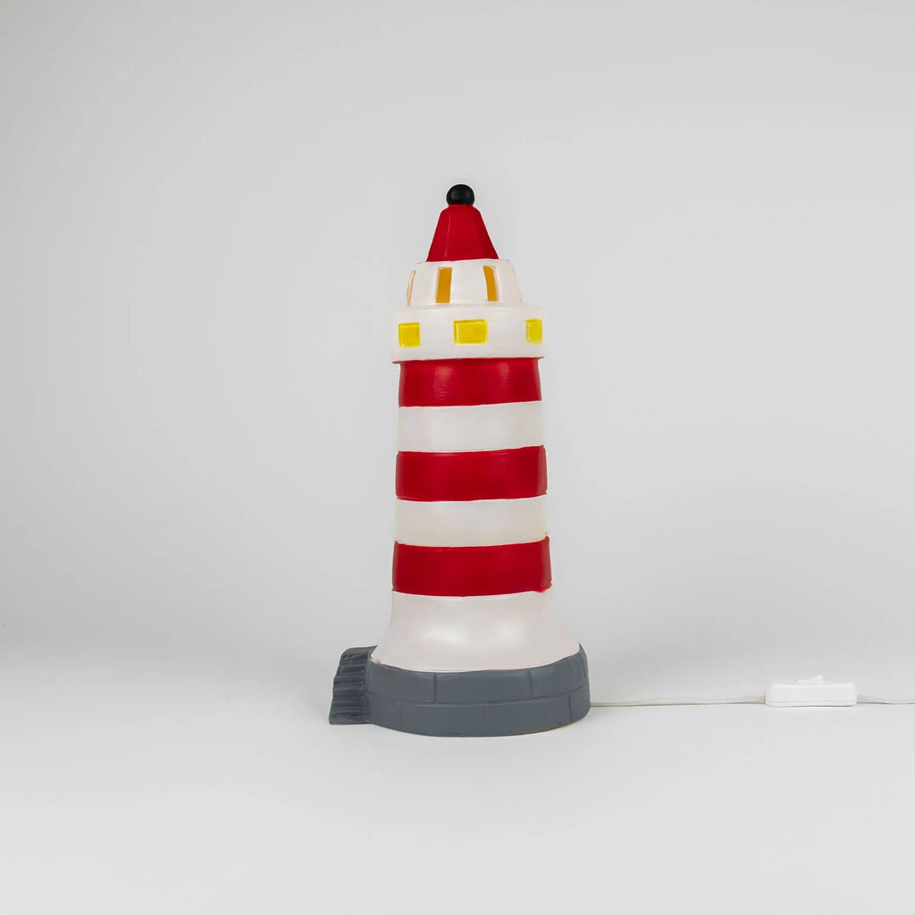 Red Lighthouse Lamp