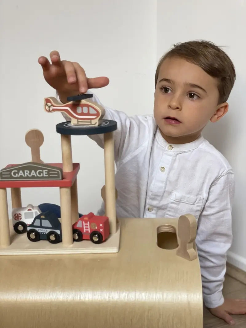 Garage Wooden Car