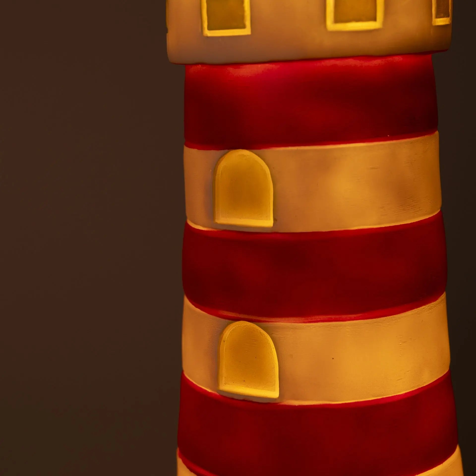 Red Lighthouse Lamp