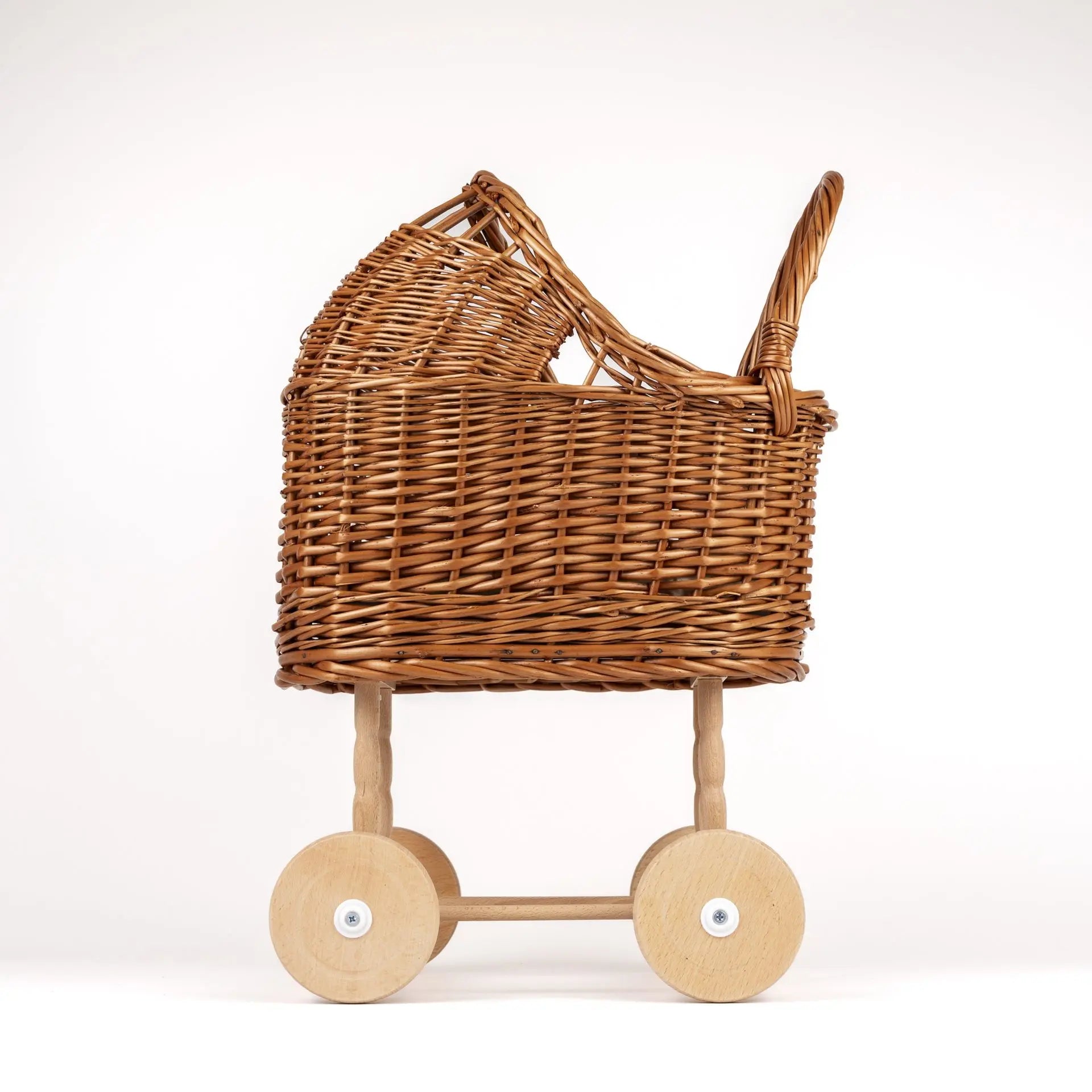 Wicker Doll Pram