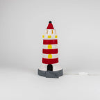 Red Lighthouse Lamp