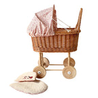 Wicker Doll Pram