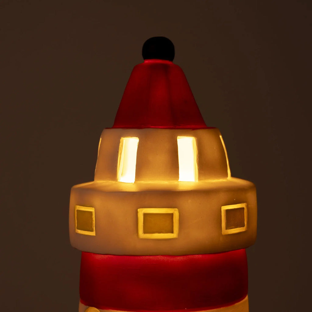 Red Lighthouse Lamp